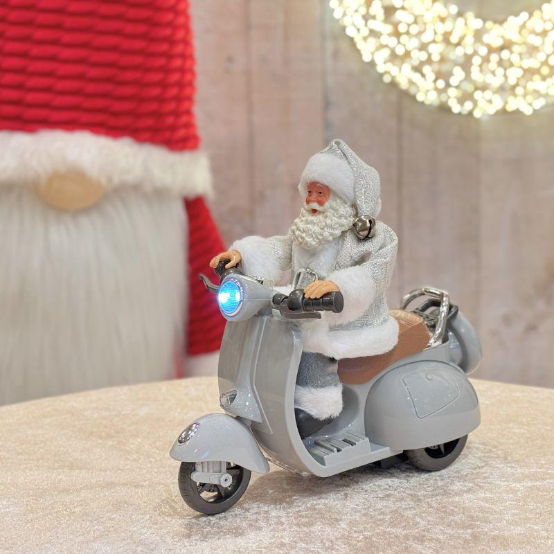 ミュージックに合わせてウィリー！光るバイクに乗った