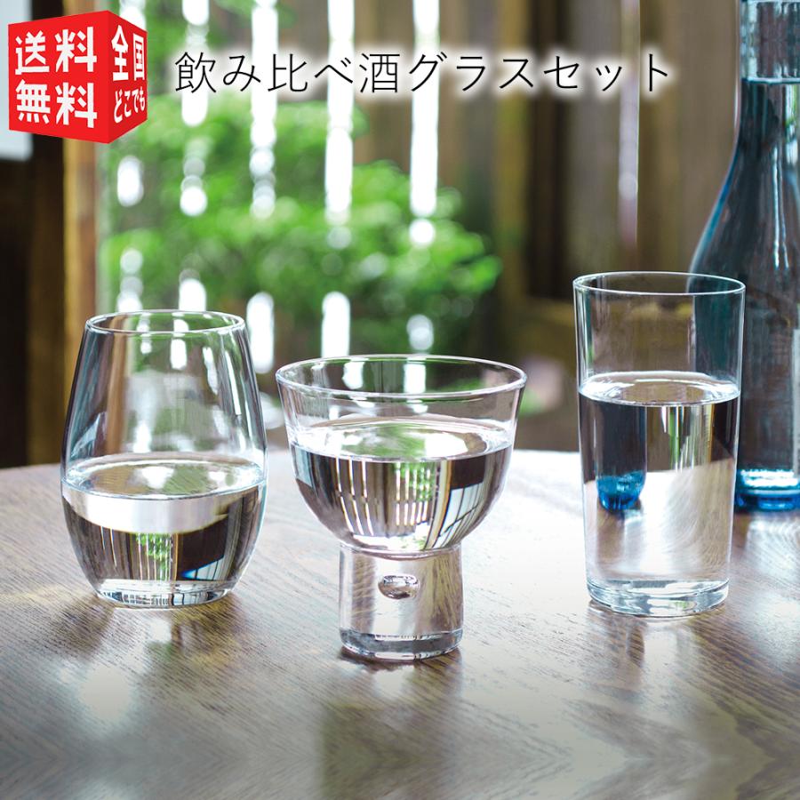 飲み比べ酒グラスセット G096 T281 食洗機対応 日本酒 ギフト 木箱入 南九州流通プラス 通販 Yahoo ショッピング