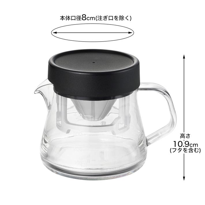 コーヒーサーバーストロン 400 コンパクトドリッパーセット TW-3762 TW-3761 日本製 割れない 割れにくい 丈夫 珈琲 ポット 電子レンジ可 食洗機可｜minami-plus｜08