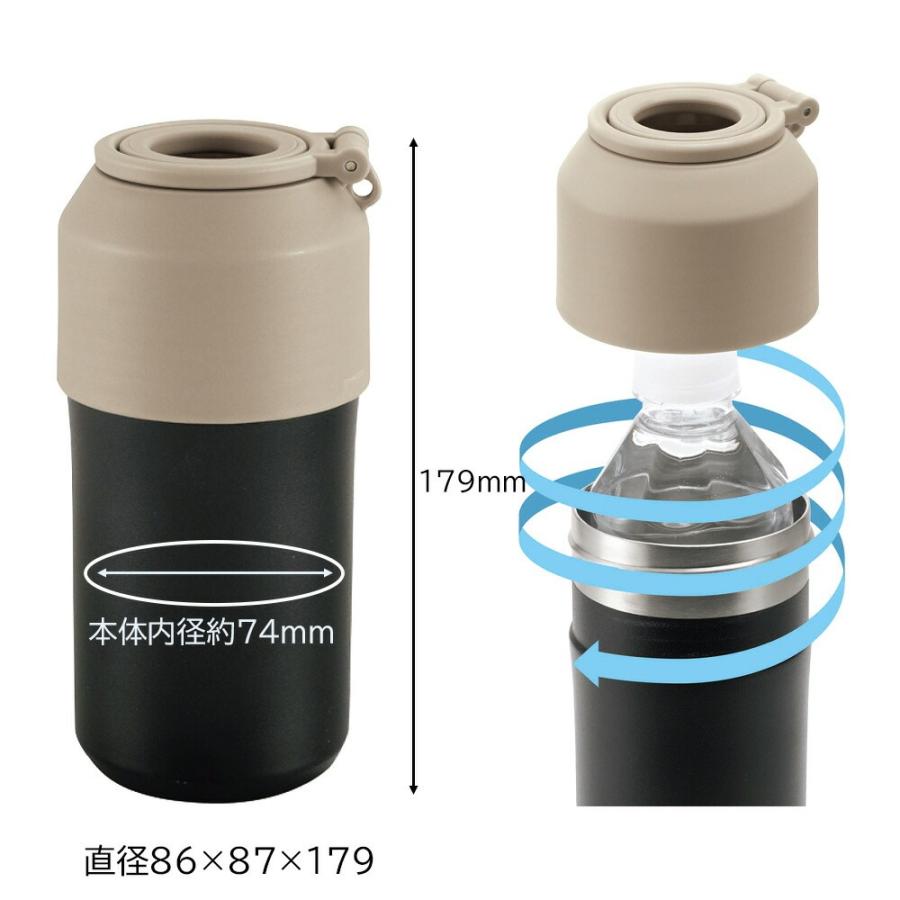 真空二重ステンレス シン・ペットボトルホルダー 500ml〜600ml用 真空二重ステンレス シン・ペットボトルホルダー 500ml〜600ml用