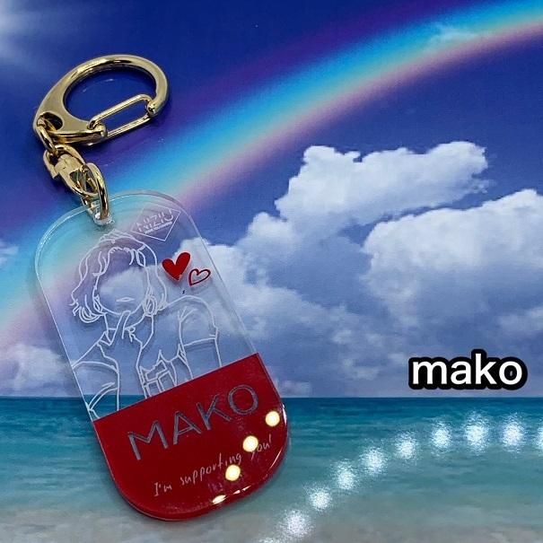 Niziuアクリルキーホルダー カラーマコ リク リマ リオ マヤ