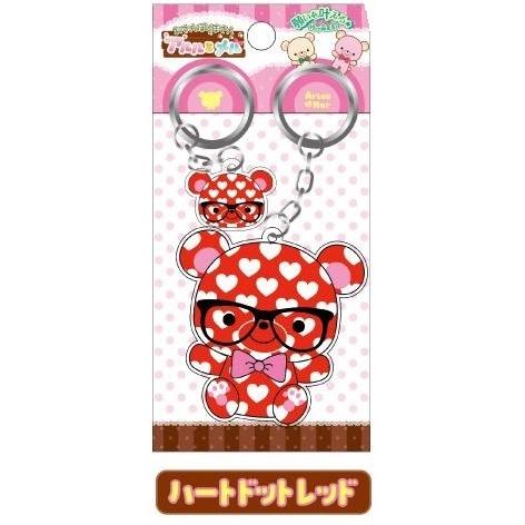 アルルとメル キーホルダー かわいいくま 柄くま キラキラ おさんぽくまさん 分け合える 大小2個セット お揃い プレゼント アイコン 2162 ミナミyahoo ショップ 通販 Yahoo ショッピング