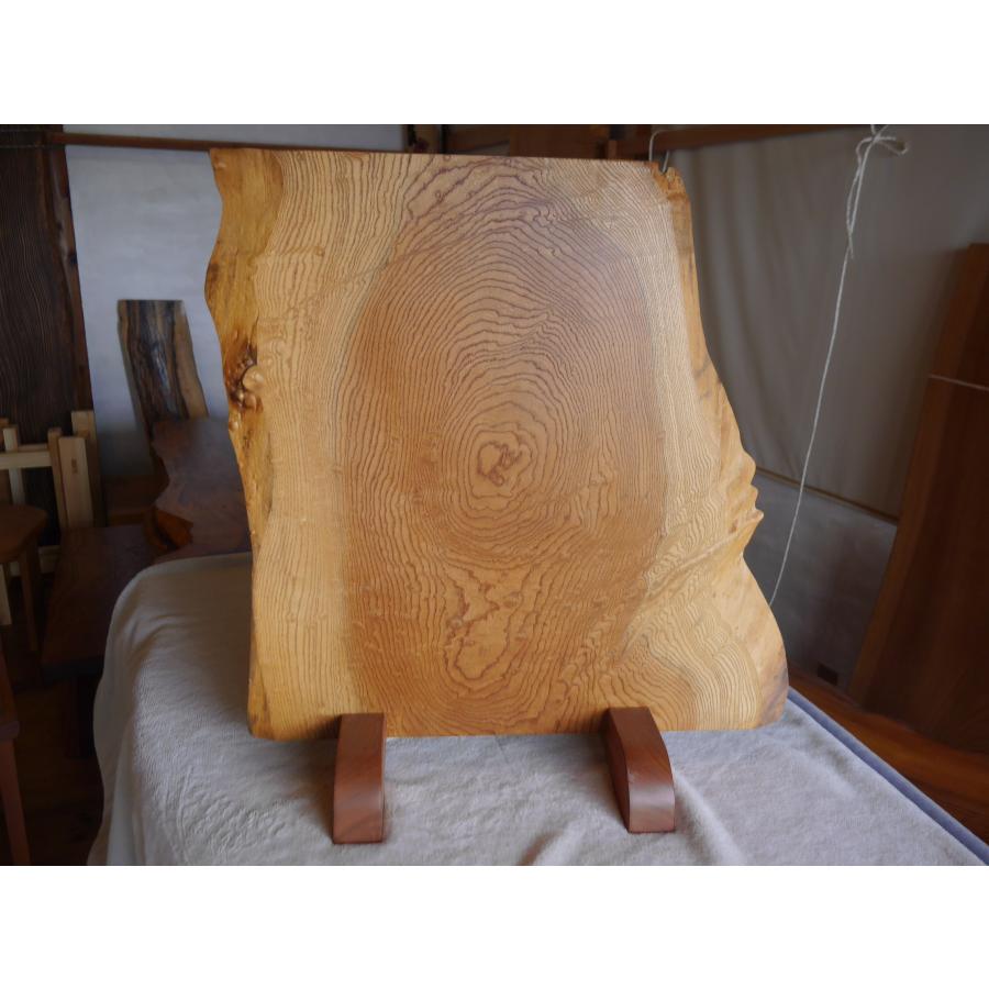ケヤキ衝立 小型 銘木 国産 玉杢 一点物 玄関 床の間 樹齢400年