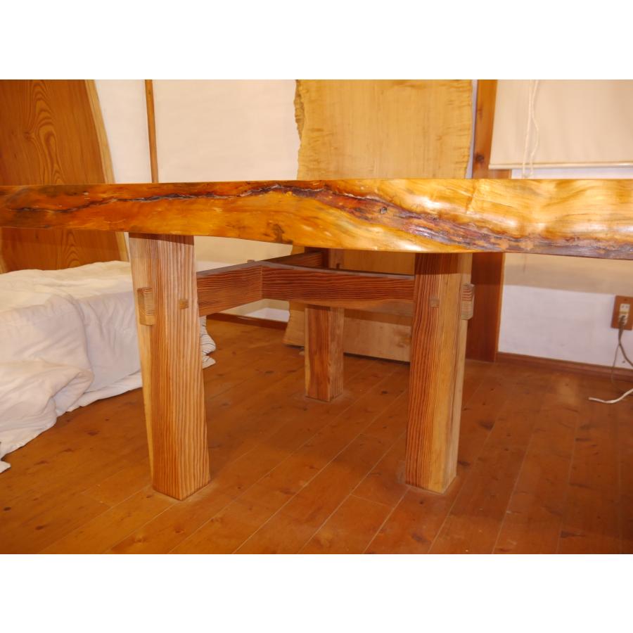 マツ一枚板ダイニングテーブル 大型テーブル 国産 銘木 無垢