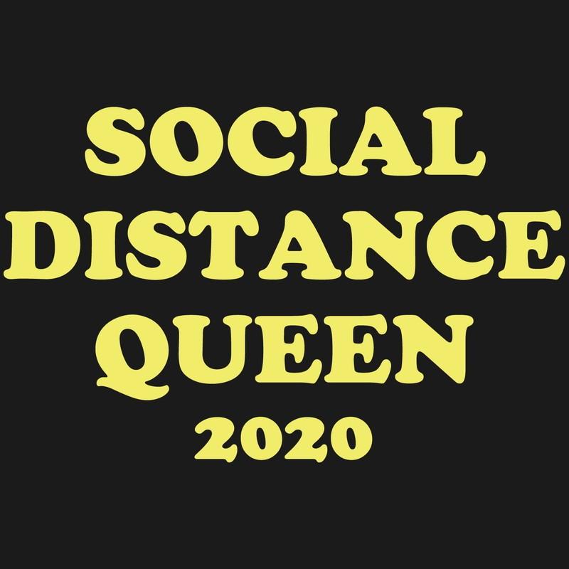 United Athle おもしろtシャツ メンズ レディース キッズ 面白 SOCIAL DISTANCE QUEEN 文字 ジョーク ...