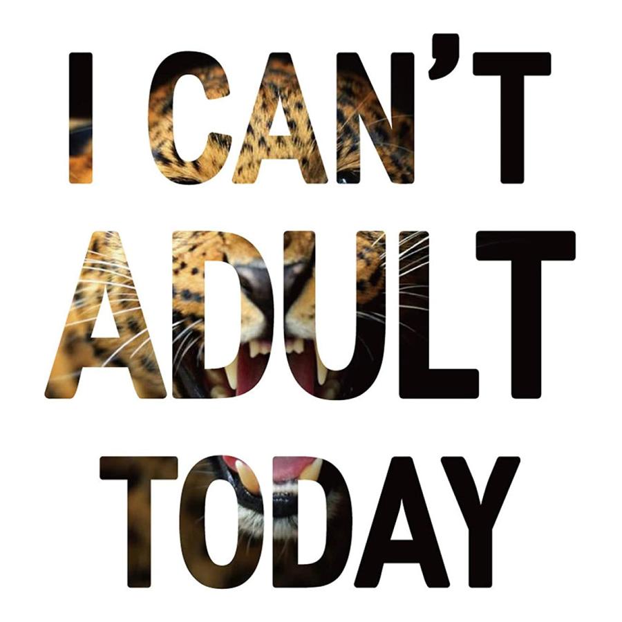 おもしろｔシャツ メンズ レディース キッズ 面白 I CAN'T ADULT TODAY 今日は大人になれない 文字 ジョーク メッセージ 半袖Tシャツ 子供 プレゼント 90cm｜minamihorie｜03