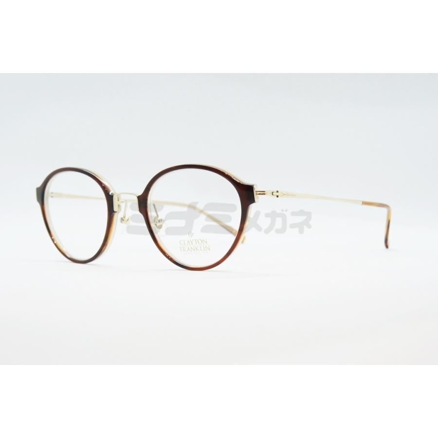 CLAYTON FRANKLIN メガネ 633 BCR ボストン シェイプ オフィス  