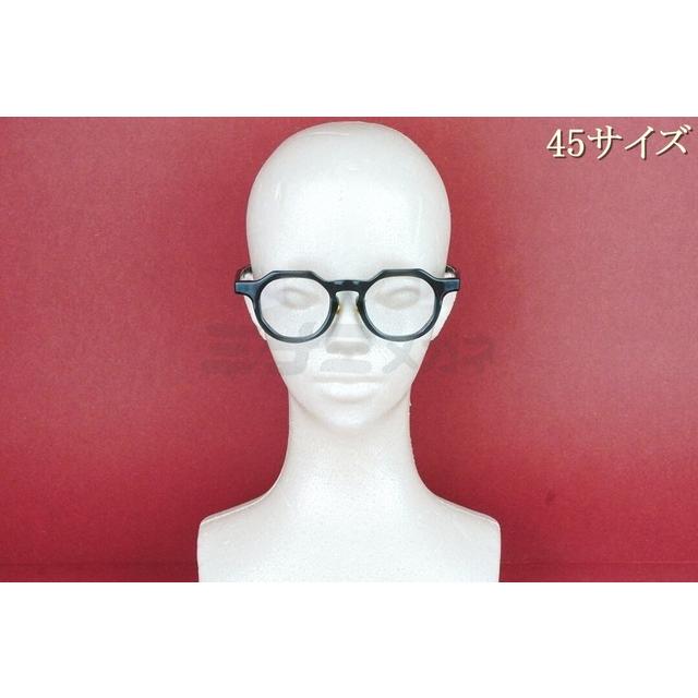 Filton メガネ Aiguille01 Col.1クラウンパント 極太 クリアブラック