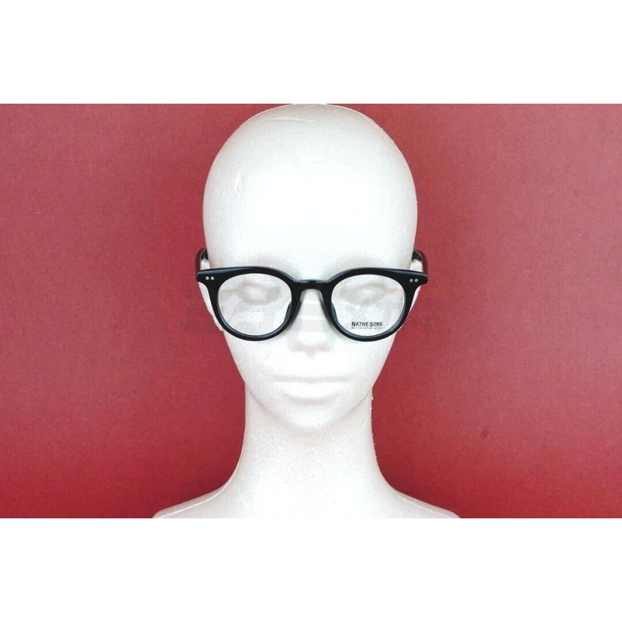 NATIVE SONS メガネ Clayton Col.Black PL-045E ボストン ボスリントン