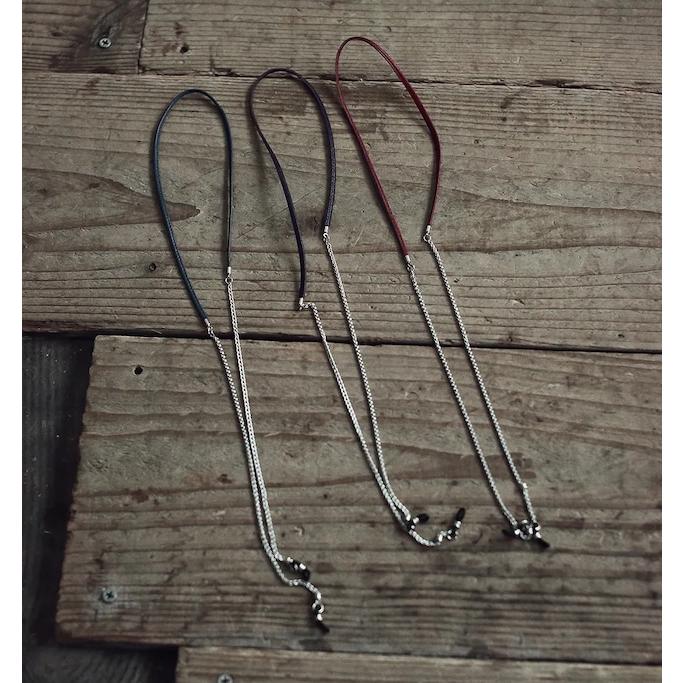 DIFFUSER 牛革 グラスコード COMBINATION SLIDE METAL CODE SG1122 ディフューザー メガネ チェーン ストラップ カウレザー 国産 日本製 |  | 08