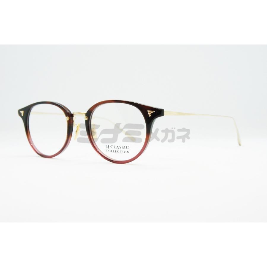 BJ CLASSIC メガネ COM-510N NT C-101-6 ボストン ウェリントン ボスリントン 赤 レッド 眼鏡 クラシカル 鯖江 日本製 BJクラシック 正規品 | BJ CLASSIC COLLECTION | 01