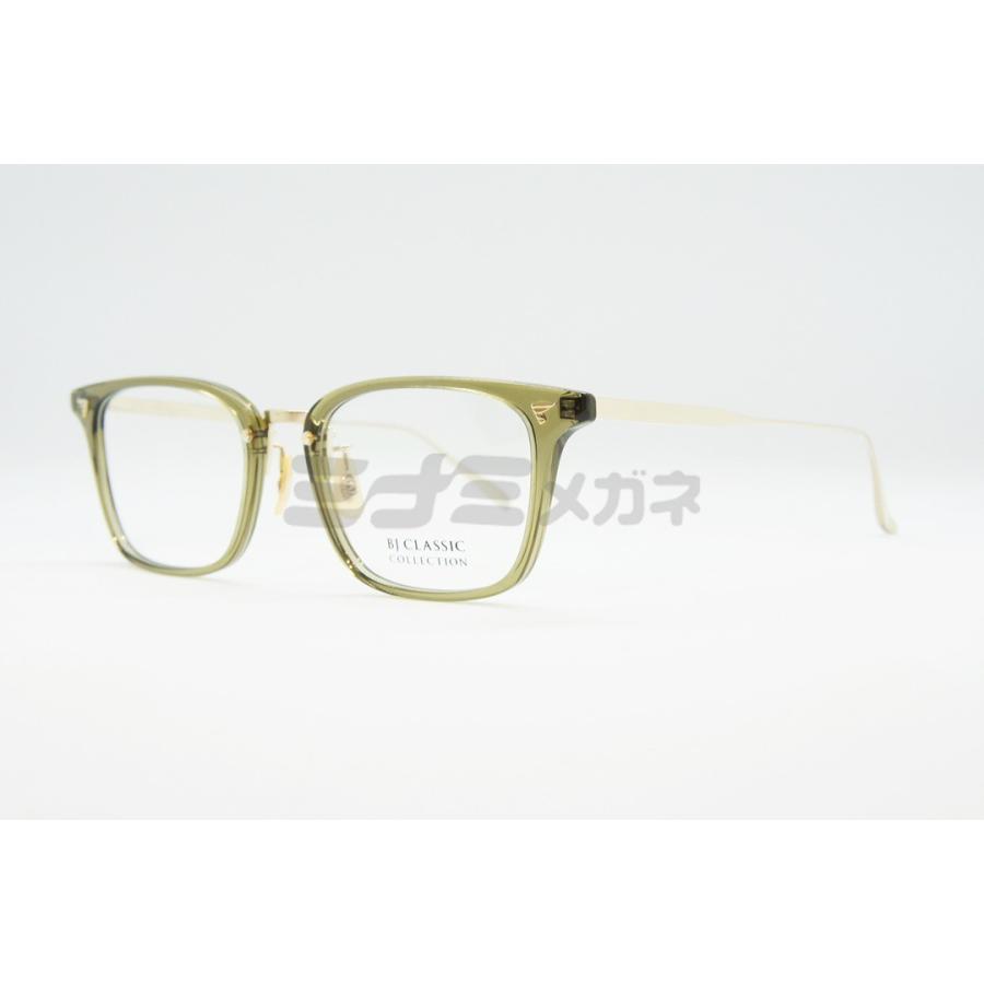 極美品□BJ CLASSIC COLLECTION/BJクラシックコレクション COM-559GT ウェリントン メガネ/アイウェア ブラウン系 53□21-145 日本製 度入 BJ CLASSIC COLLECTION（ビージェイクラシックコレクション） BJ