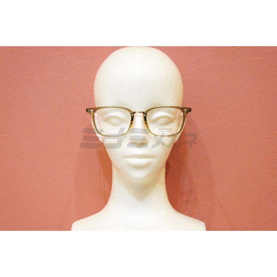 極美品□BJ CLASSIC COLLECTION/BJクラシックコレクション COM-559GT ウェリントン メガネ/アイウェア ブラウン系 53□21-145 日本製 度入 BJ CLASSIC COLLECTION（ビージェイクラシックコレクション） BJ