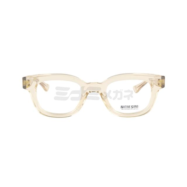 The Ravens サングラス　クリア色　新品未使用品 NATIVE SONS クリア メガネ Connolly Col.Honey Mauve PL-066U