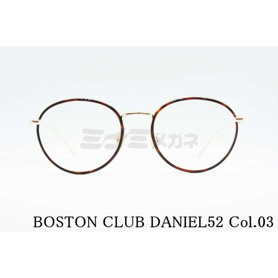 Boston Club BOSTON CLUB セル巻き メガネ DANIEL52 col.03 丸メガネ