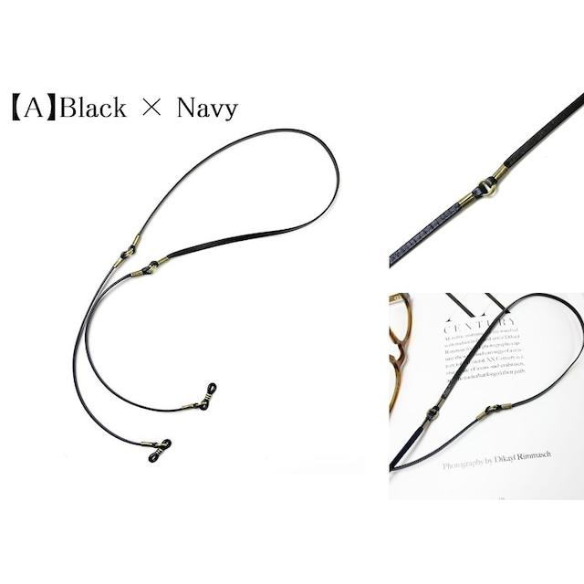 DIFFUSER 牛革 グラスコード TWO TONE GENUINE LETHER GLASS CORD SG1003 ディフューザー メガネ チェーン ストラップ カウレザー 国産 日本製 |  | 01