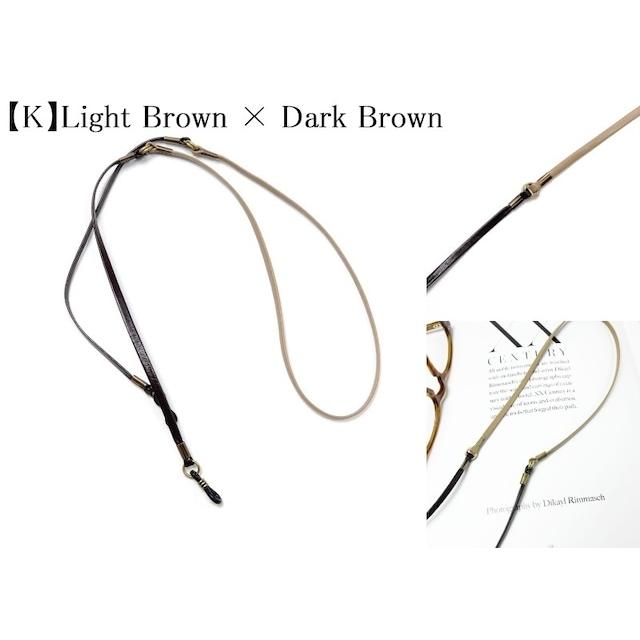 DIFFUSER 牛革 グラスコード TWO TONE GENUINE LETHER GLASS CORD SG1003 ディフューザー メガネ チェーン ストラップ カウレザー 国産 日本製 |  | 06