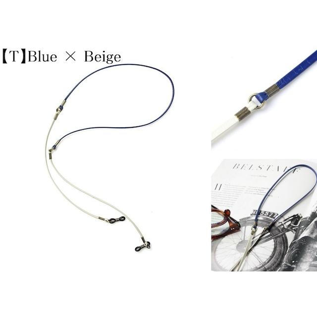 DIFFUSER 牛革 グラスコード TWO TONE GENUINE LETHER GLASS CORD SG1003 ディフューザー メガネ チェーン ストラップ カウレザー 国産 日本製 |  | 08