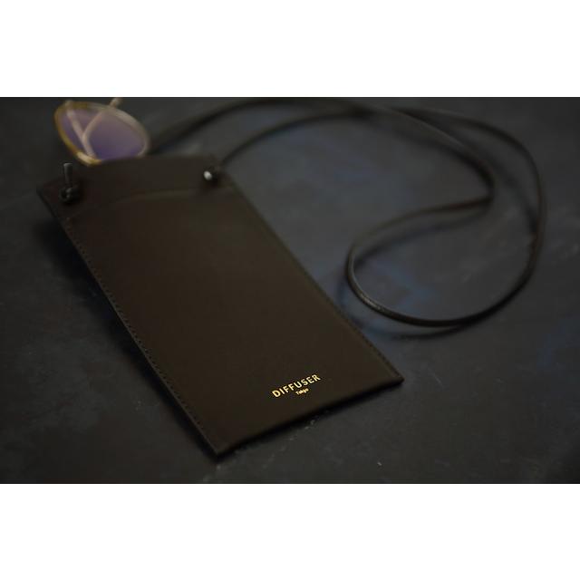 DIFFUSER 牛革 メガネケース SHADE PROCESSING LEATHER EYEWEAR CASE2