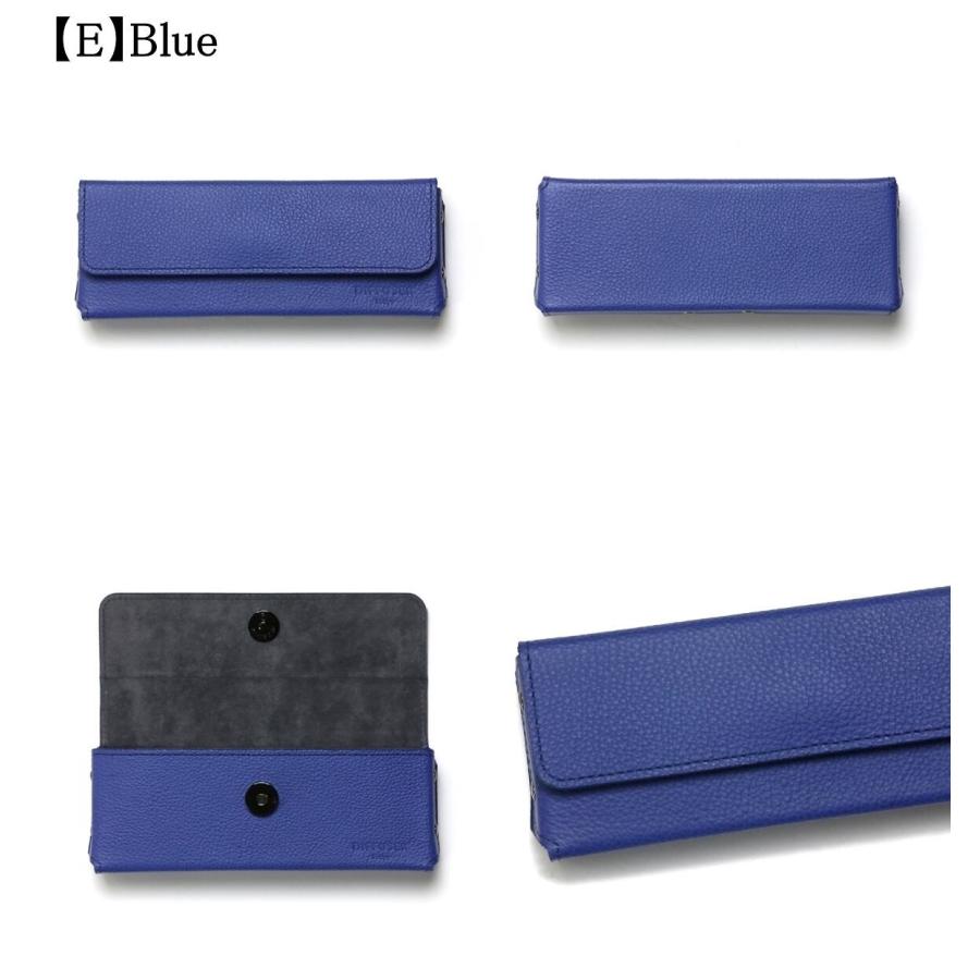 DIFFUSER 牛革 セミハード メガネケース SHRINK LEATHER RECT EYEWEAR