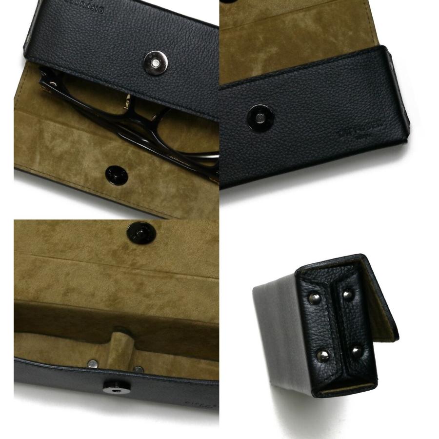 DIFFUSER 牛革 セミハード メガネケース SHRINK LEATHER RECT EYEWEAR