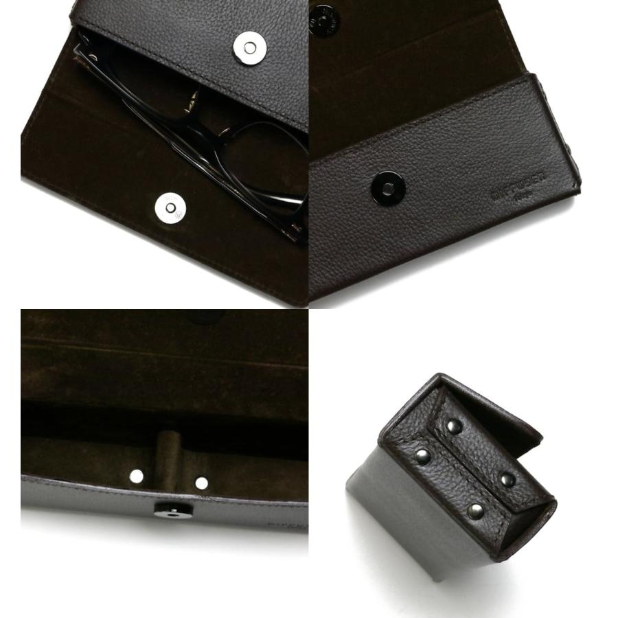 DIFFUSER 牛革 セミハード メガネケース SHRINK LEATHER RECT EYEWEAR
