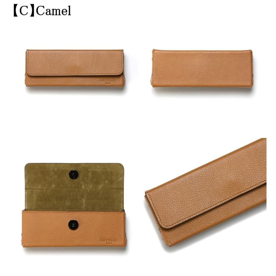 masa。　　即完売！DIFFUSER 国産牛革 メガネケース　6個セット DIFFUSER 牛革 セミハード メガネケース SHRINK LEATHER RECT EYEWEAR