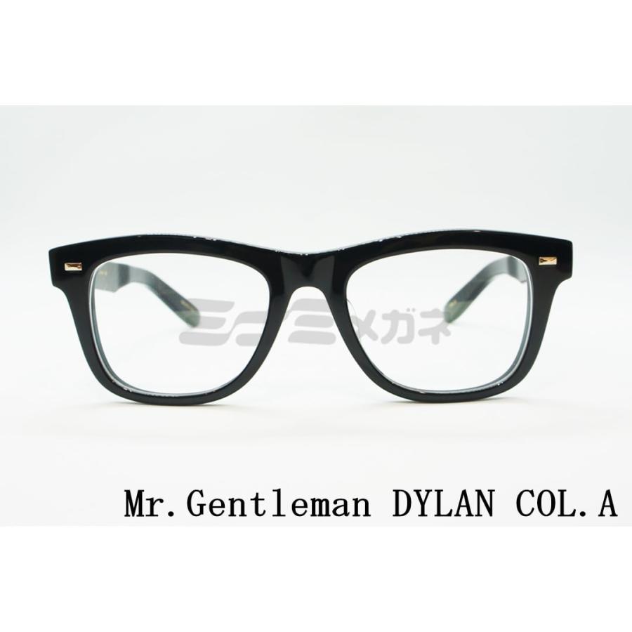 オンラインストア正規店 Mr.Gentleman メガネフレーム DYLAN COL.A ウェリントン セルフレーム ディラン 眼鏡 度付き ブランド ユニセックス ミスタージェントルマン 正規品