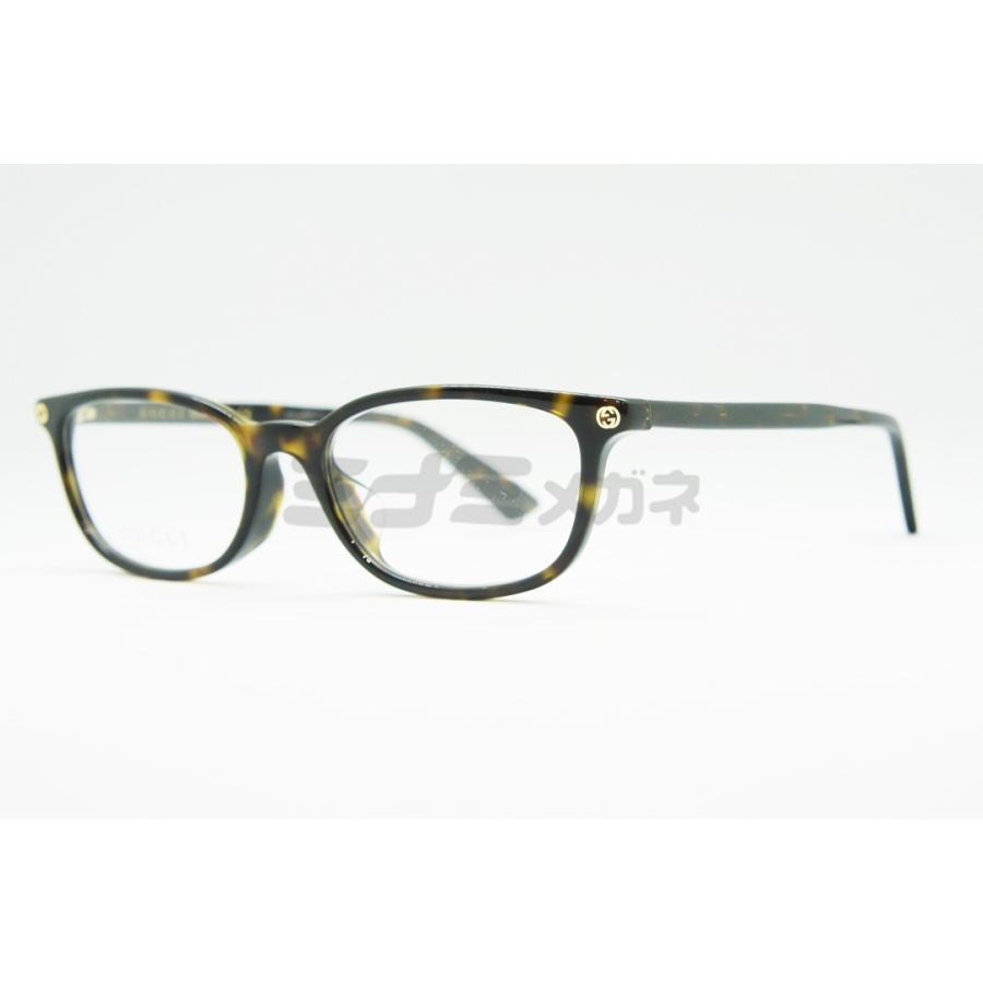 GUCCI メガネ GG0123OJ 002 スクエア べっ甲 ブラウン フレーム GUCCI メガネ GG0123OJ 002 スクエア べっ甲 ブラウン フレーム