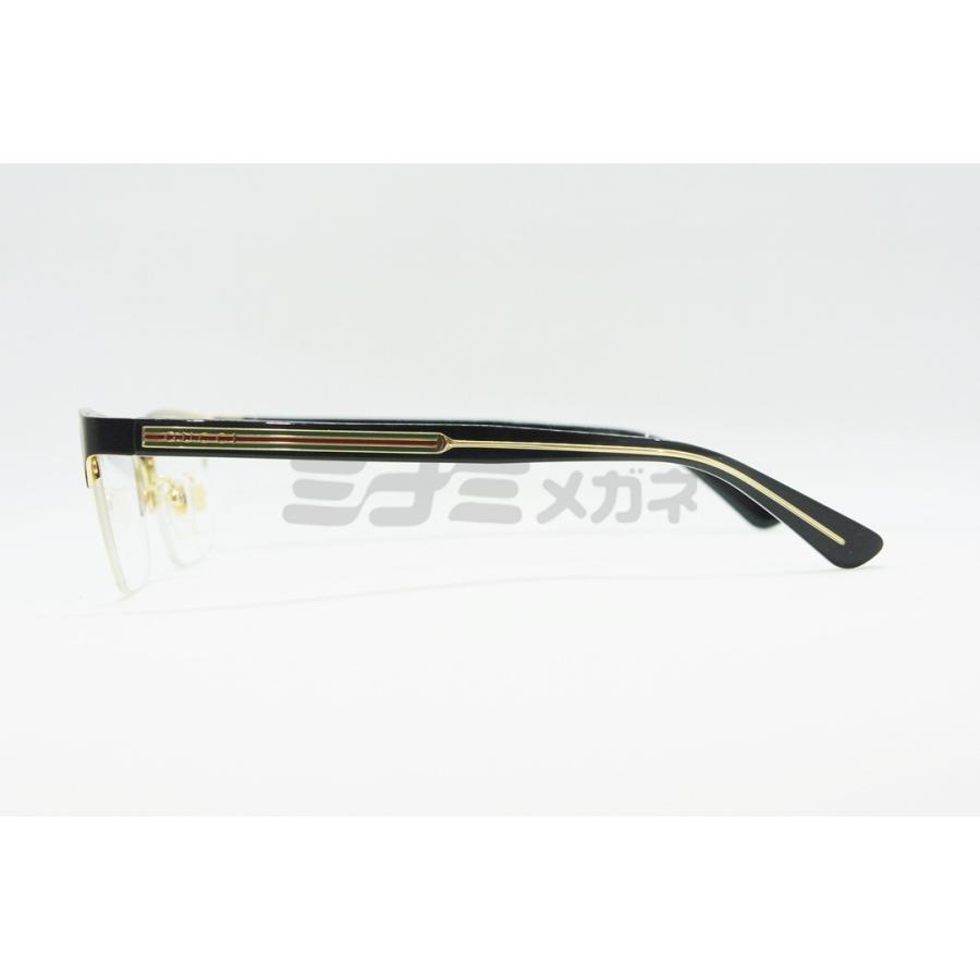 GUCCI（グッチ） メガネ GG0387OJ 001 ハーフリム ナイロール