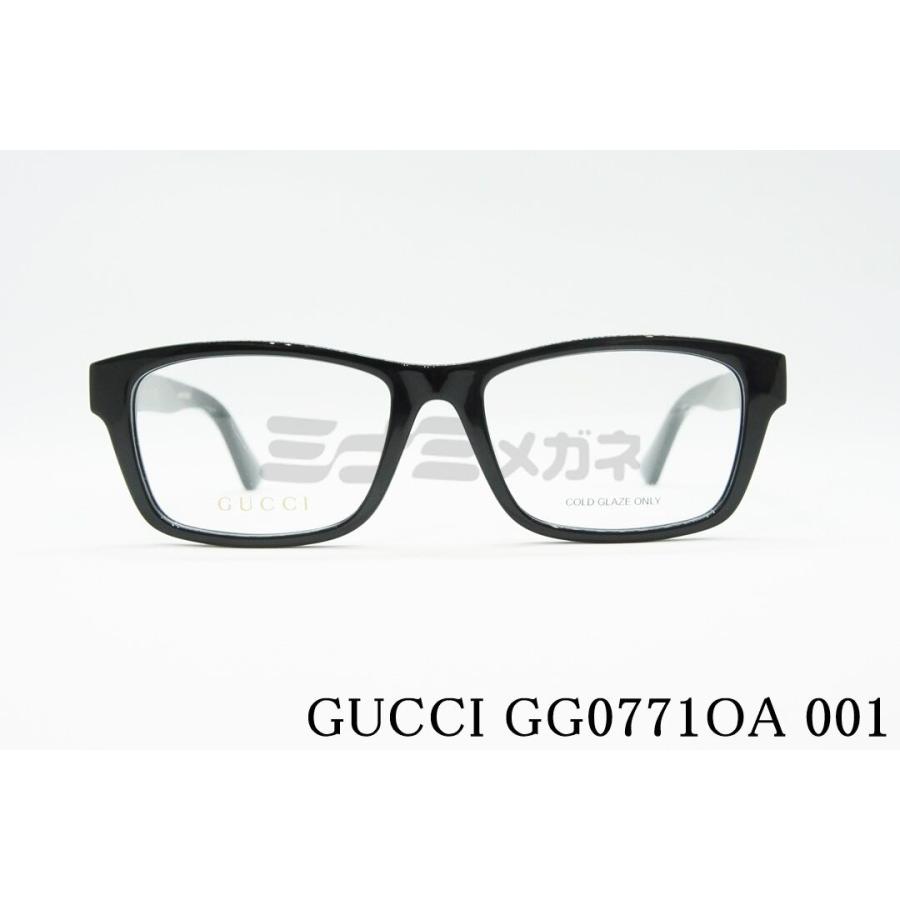 GUCCI（グッチ） メガネ GG0771OA 001 スクエア アジアンフィット