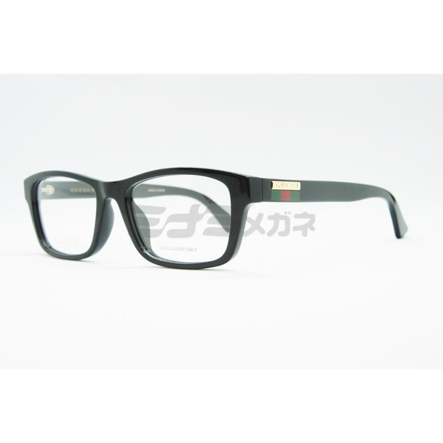 美品・日本製】GUCCI グッチ メガネフレーム GG-9071J 黒 GUCCI（グッチ） メガネ GG0771OA 001 スクエア アジアンフィット