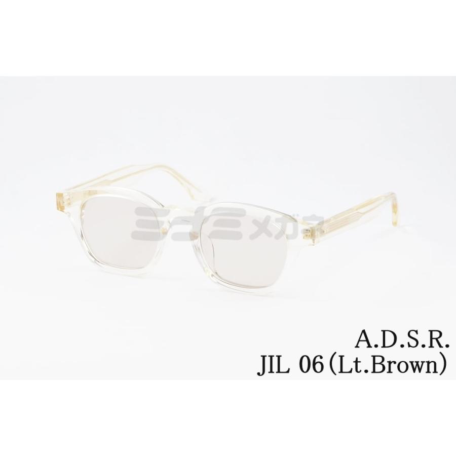A.D.S.R.（エーディーエスアール） クリア サングラス JIL 06 45サイズ