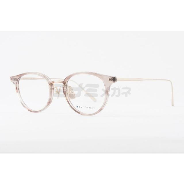 EVE un BLUE メガネ Mini C001 Col.BROWN ボストン コンビ 小顔 小さい