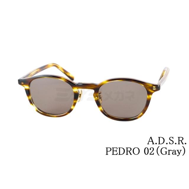 A.D.S.R.（エーディーエスアール） サングラス PEDRO 02 Gray 45サイズ