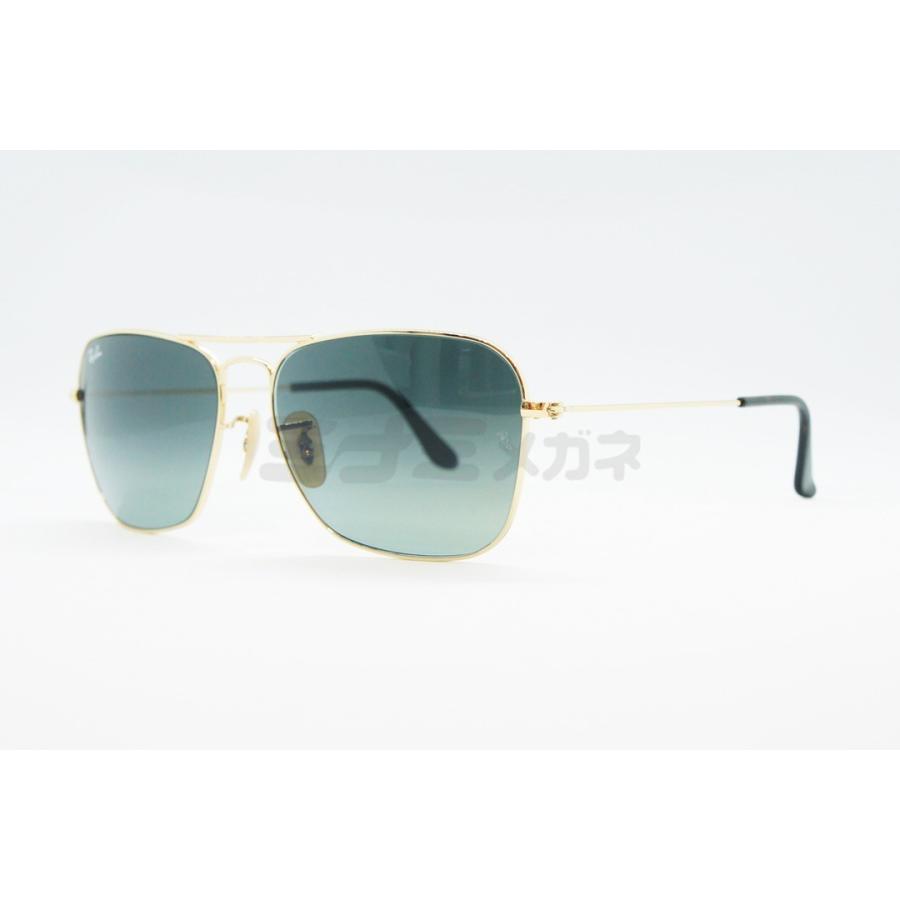 Ray-Ban サングラス RB3136 181/71 Caravan ツーブリッジ ティアドロップ キャラバン 大人 かっこいい 渋い ファッション レイバン 正規品｜minamimegane｜02