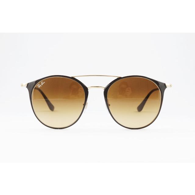 レイバン サングラス ダブルブリッジ RB3546 9009/85 52サイズ Ray-Ban（レイバン） サングラス RB3546 9009/85 ラウンド ボストン