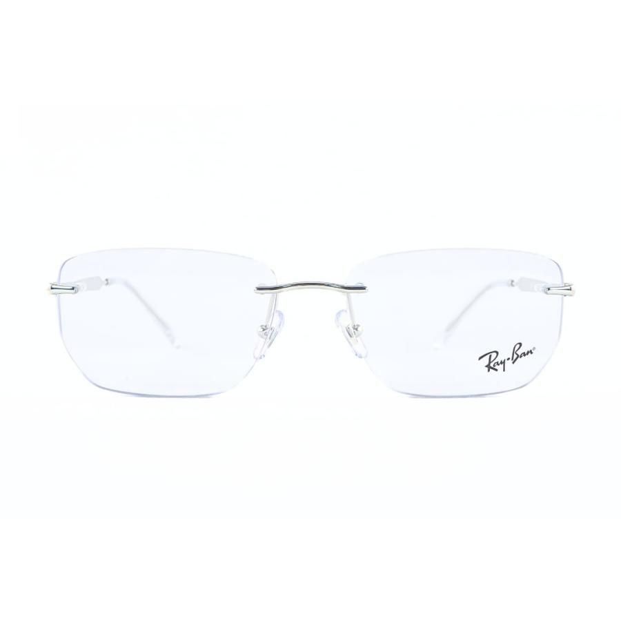 Ray-Ban（レイバン） メガネ RX3768V 2501 ツーポイント スクエア 縁無し RB3768V 正規品 : 創業60年～アイ ...