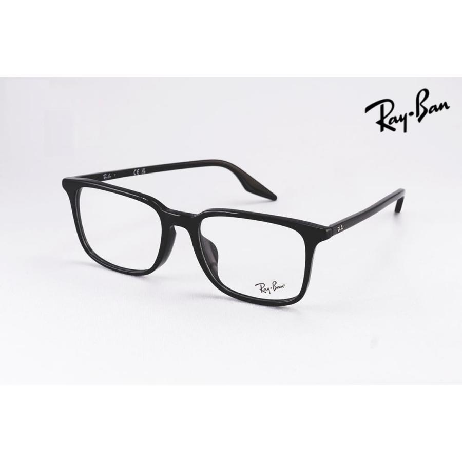 Ray-Ban レイバン メガネ ブラック アジアン RX5421F 2000 Ray-Ban（レイバン） メガネ RX5421-F 2000 55サイズ スクエア RB5421