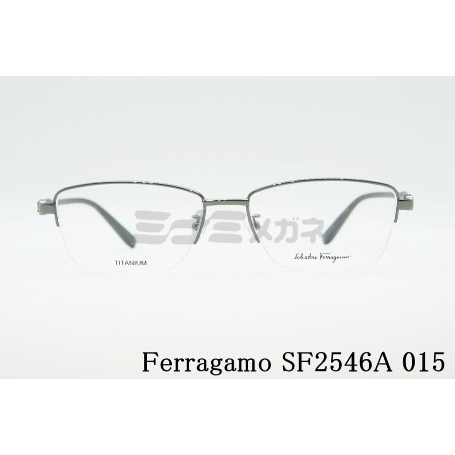 FERRAGAMO Salvatore Ferragamo メガネ SF2546A 015 ハーフリム 