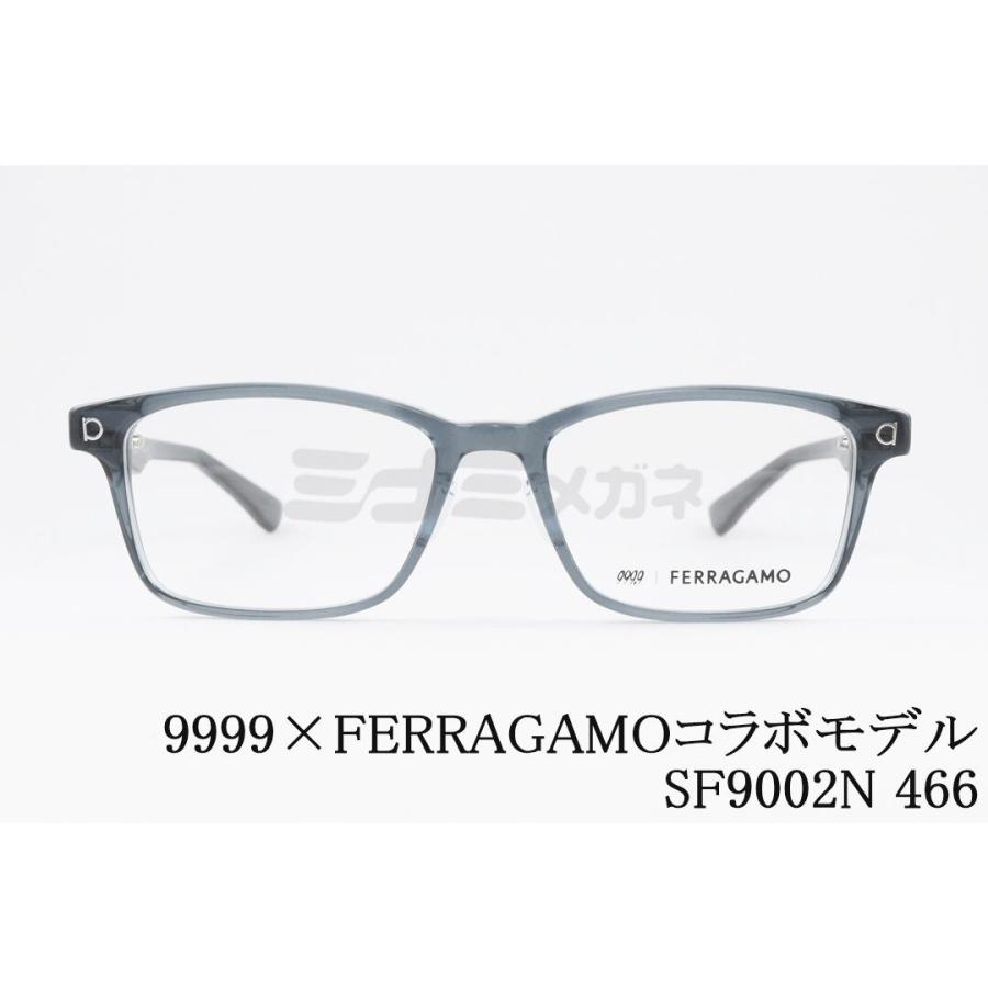 数量限定 999.9×Ferragamo メガネフレーム コラボモデル SF9002N 466  