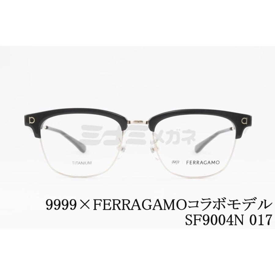 999.9（アイウェア） 999.9×Ferragamo メガネ コラボ SF9004N