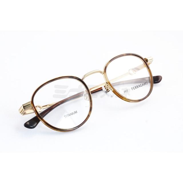 フェラガモ♡ブラウン・メガネ 999.9（アイウェア） 999.9×Ferragamo メガネ コラボ SF9009N 271