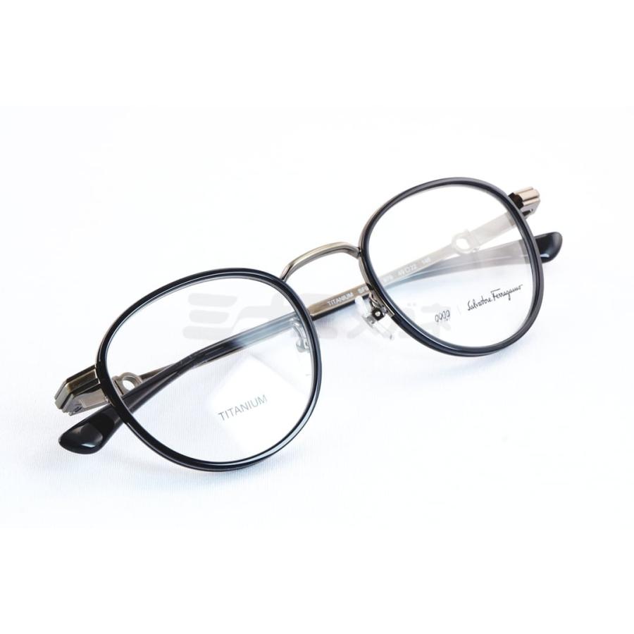 999.9×Ferragamo メガネ コラボ SF9009 979 ボストン アジアンフィット セル巻 丸メガネ レア モデル フェラガモ 高級 鯖江 眼鏡 日本 製 正規品の画像