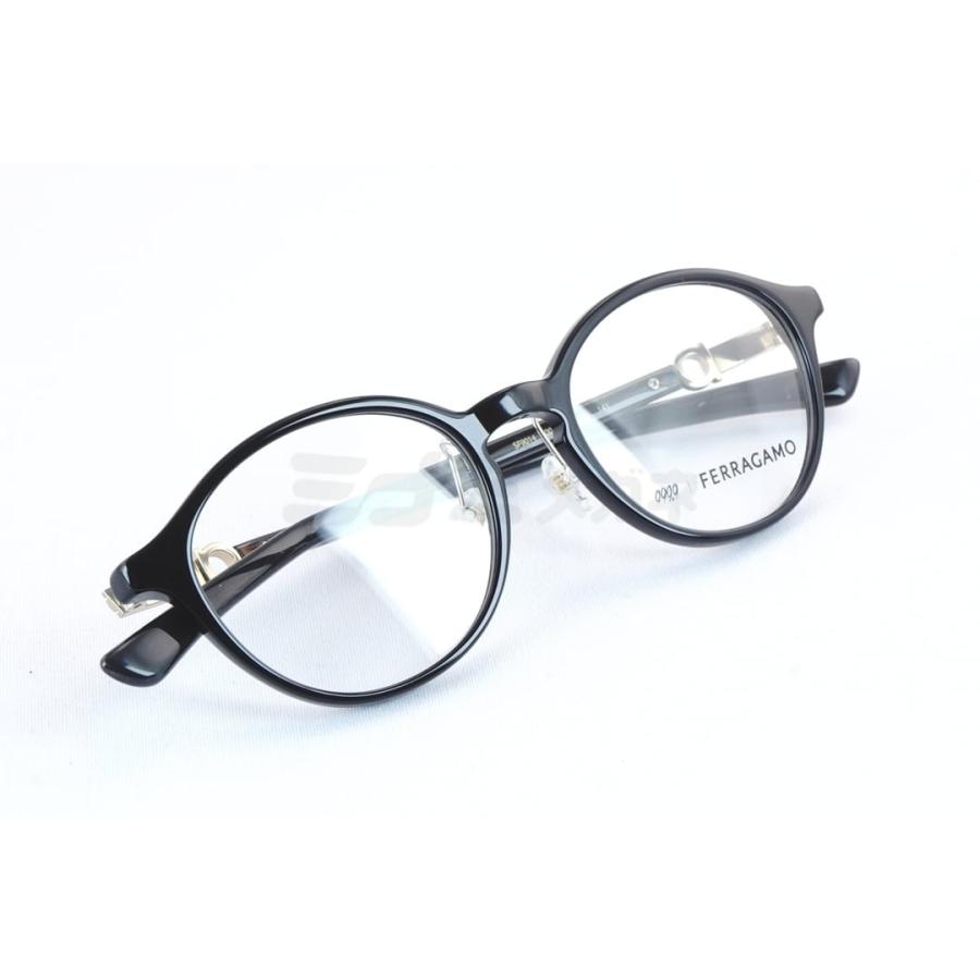 999.9×Ferragamo メガネ SF9014 001 コラボ アジアンフィット ボスリントン オシャレ フォーナインズ フェラガモ 高級 鯖江 眼鏡 日本 製 正規品の画像