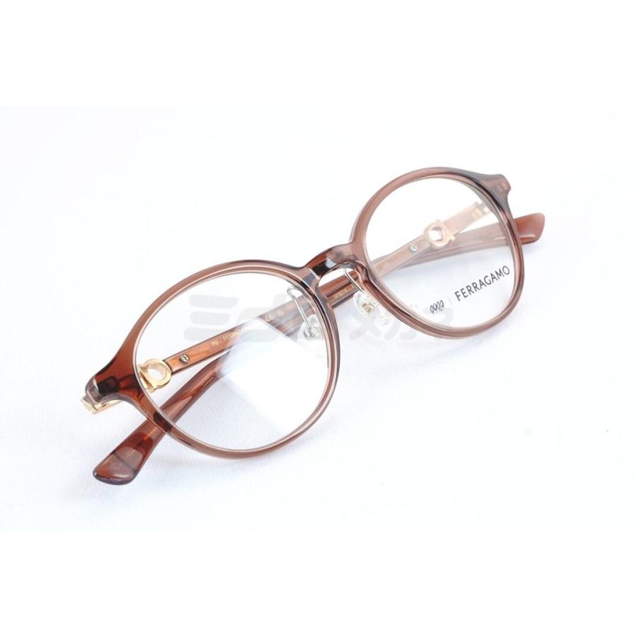 999.9×Ferragamo メガネ SF9014 601 コラボ アジアンフィット ボスリントン オシャレ フォーナインズ フェラガモ 高級 鯖江 眼鏡 日本 製 正規品の画像