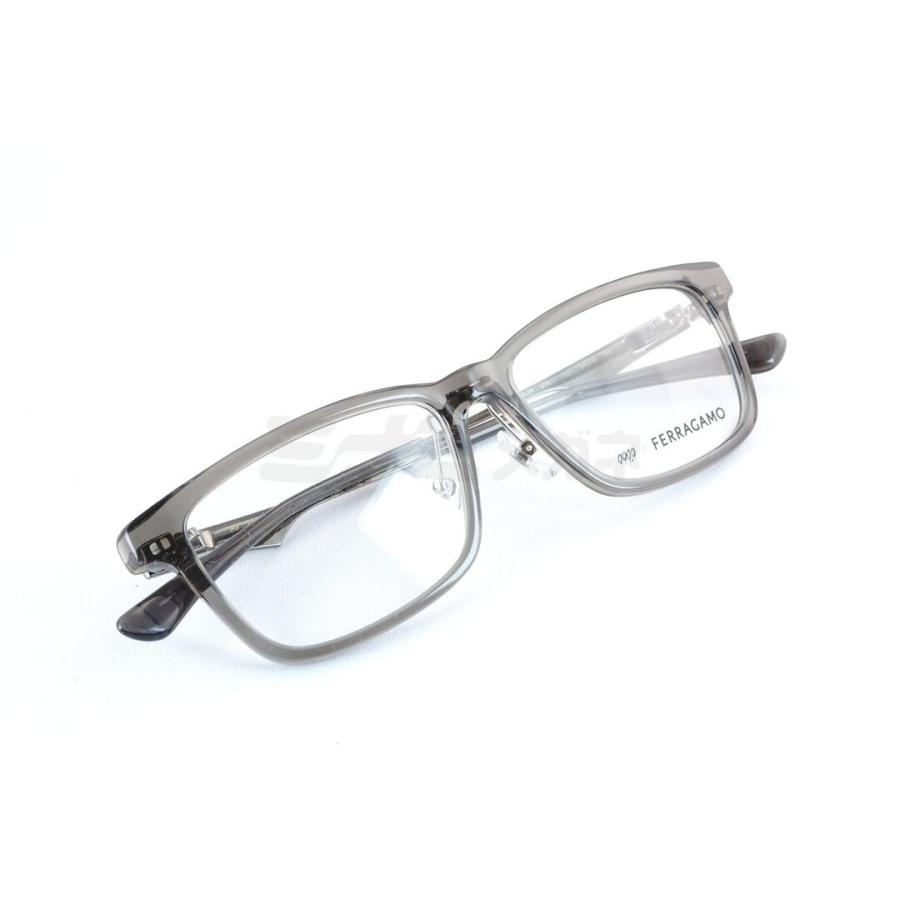 999.9×Ferragamo メガネ SF9017 021 コラボ アジアンフィット スクエア オシャレ フォーナインズ フェラガモ 高級 鯖江 眼鏡 日本 製 正規品の画像