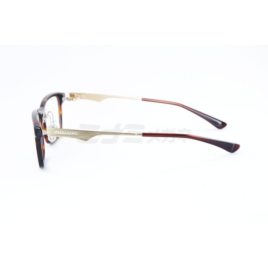 999.9×Ferragamo メガネ SF9017 242 コラボ アジアンフィット スクエア オシャレ フォーナインズ フェラガモ 高級 鯖江 眼鏡 日本 製 正規品の画像