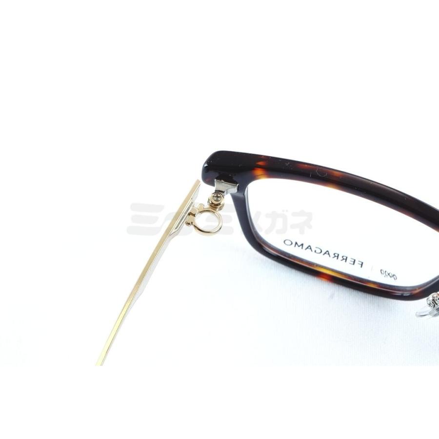 999.9×Ferragamo メガネ SF9017 242 コラボ アジアンフィット スクエア オシャレ フォーナインズ フェラガモ 高級 鯖江 眼鏡 日本 製 正規品の画像