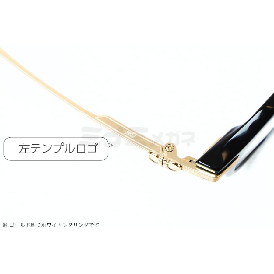 999.9×Ferragamo メガネ SF9020 001 コラボモデル アジアンフィット クラウンパント 眼鏡 オシャレ ブランド フォーナインズ フェラガモ 鯖江 日本製 正規品の画像